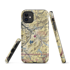 Jackson County Airport (24A) VFR Sectional  Tough iPhone Case