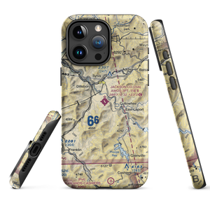 Jackson County Airport (24A) VFR Sectional  Tough iPhone Case