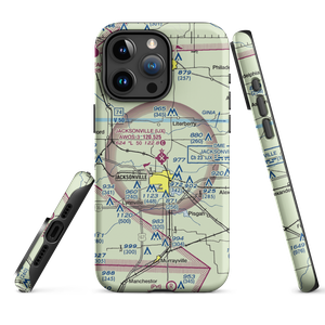 Jacksonville Municipal Airport (IJX) VFR Sectional  Tough iPhone Case