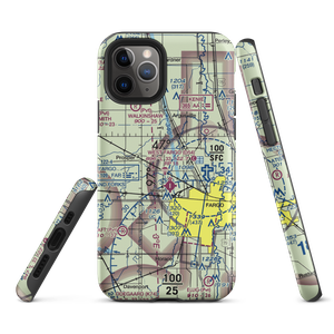 Jacob Gust Airport (NA17) VFR Sectional  Tough iPhone Case