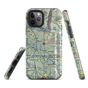 Jaffrey Airport Silver Ranch Airport (AFN) VFR Sectional  Tough iPhone Case