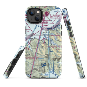 Jakolof Bay Airport (4Z9) VFR Sectional  Tough iPhone Case