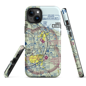 James Clements Municipal Airport (3CM) VFR Sectional  Tough iPhone Case