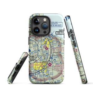 James Clements Municipal Airport (3CM) VFR Sectional  Tough iPhone Case