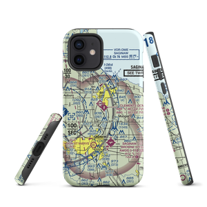 James Clements Municipal Airport (3CM) VFR Sectional  Tough iPhone Case