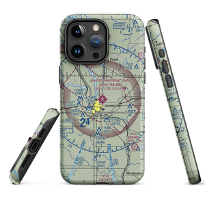 Jamestown Regional Airport (JMS) VFR Sectional  Tough iPhone Case