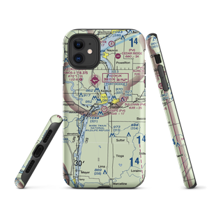 Jan Knipe Airport (95IS) VFR Sectional  Tough iPhone Case