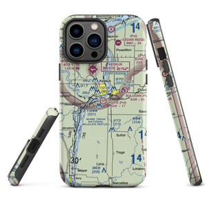 Jan Knipe Airport (95IS) VFR Sectional  Tough iPhone Case