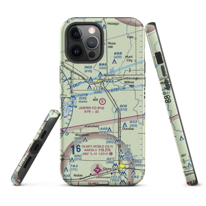 Jasper County Flying Club Airport (7LL3) VFR Sectional  Tough iPhone Case