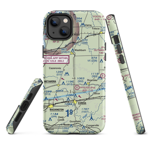 Jay Schertz Farm Airport (IS00) VFR Sectional  Tough iPhone Case