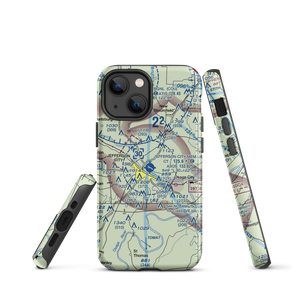 Jefferson City Memorial Airport (JEF) VFR Sectional  Tough iPhone Case