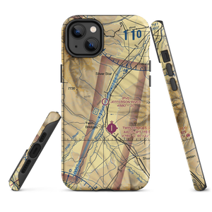 Jefferson River Airport (MT62) VFR Sectional  Tough iPhone Case