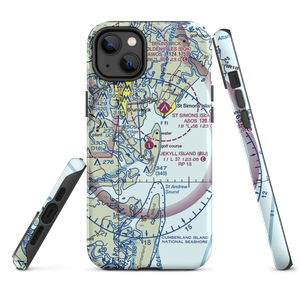 Jekyll Island Airport (09J) VFR Sectional  Tough iPhone Case