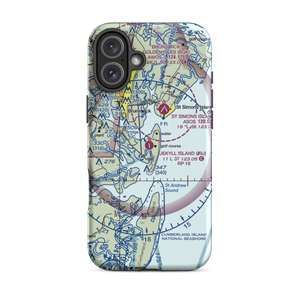 Jekyll Island Airport (09J) VFR Sectional  Tough iPhone Case