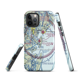 Jekyll Island Airport (09J) VFR Sectional  Tough iPhone Case