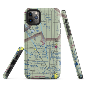 Jensen Airport (SD46) VFR Sectional  Tough iPhone Case