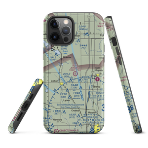 Jensen Airport (SD46) VFR Sectional  Tough iPhone Case