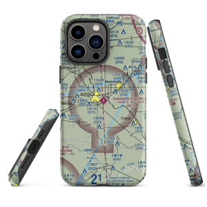 Jerry Sumners Sr Aurora Municipal Airport (2H2) VFR Sectional  Tough iPhone Case