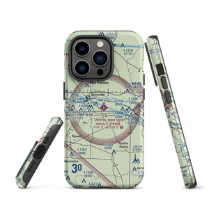 Jesse Viertel Memorial Airport (VER) VFR Sectional  Tough iPhone Case