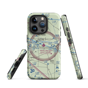 Jesse Viertel Memorial Airport (VER) VFR Sectional  Tough iPhone Case