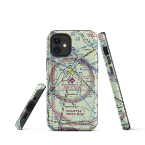 Jesup Wayne County Airport (JES) VFR Sectional  Tough iPhone Case