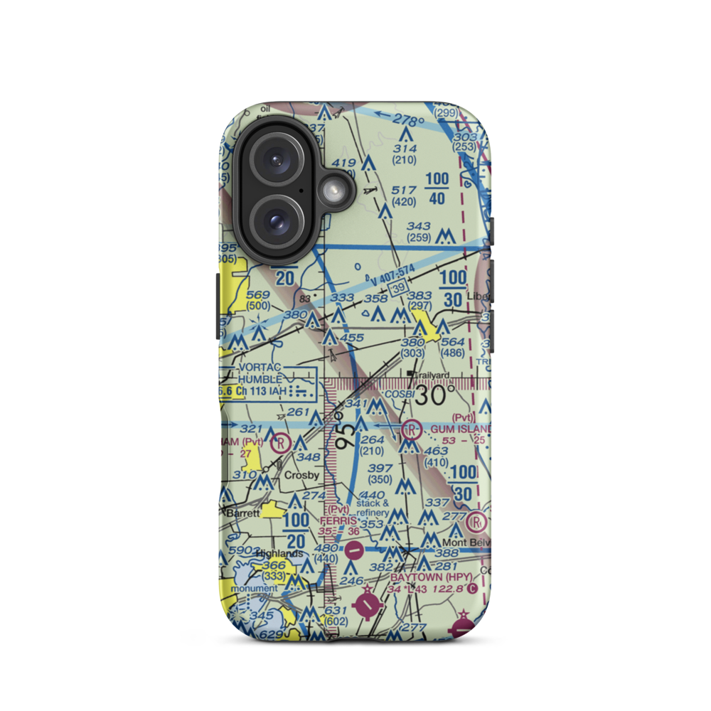 Jet Ag Inc Airport (TA07) VFR Sectional  Tough iPhone Case iPhone 16 model shown