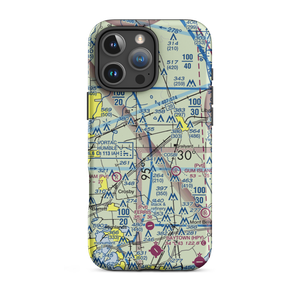 Jet Ag Inc Airport (TA07) VFR Sectional  Tough iPhone Case