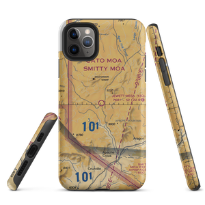 Jewett Mesa Airport (13Q) VFR Sectional  Tough iPhone Case