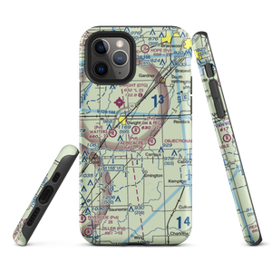 Jim & Peg Airport (61IS) VFR Sectional  Tough iPhone Case