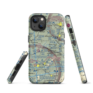 Jim Shearer South Airport (BSI) VFR Sectional  Tough iPhone Case