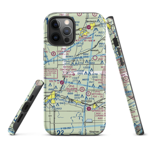 Jim Wehrli Memorial Airport (34IS) VFR Sectional  Tough iPhone Case