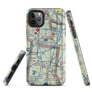 Jim's Airstrip (OG16) VFR Sectional  Tough iPhone Case