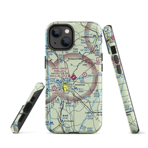 Jimmy Carter Regional Airport (ACJ) VFR Sectional  Tough iPhone Case