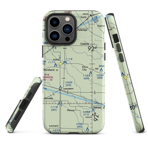 Joe D Lewis Airport (0MO5) VFR Sectional  Tough iPhone Case