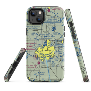 Joe Foss Field Airport (FSD) VFR Sectional  Tough iPhone Case