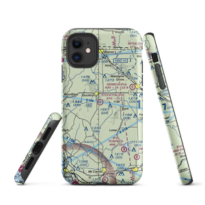 John L Coppernoll Airport (4LL3) VFR Sectional  Tough iPhone Case