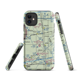 John W Meils Restricted Landing Area (LL98) VFR Sectional  Tough iPhone Case