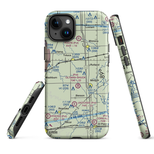 John W Meils Restricted Landing Area (LL98) VFR Sectional  Tough iPhone Case