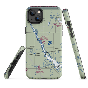 Johnson Airport (2ND7) VFR Sectional  Tough iPhone Case