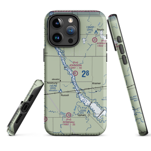 Johnson Airport (2ND7) VFR Sectional  Tough iPhone Case