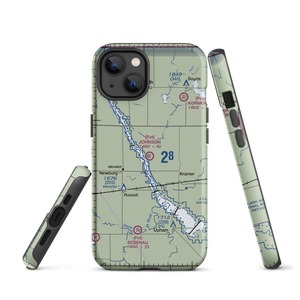 Johnson Airport (2ND7) VFR Sectional  Tough iPhone Case