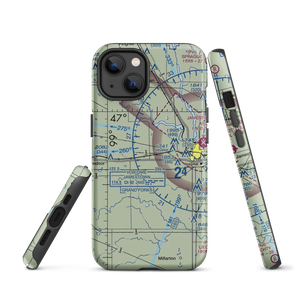 Johnson Airstrip (NA32) VFR Sectional  Tough iPhone Case