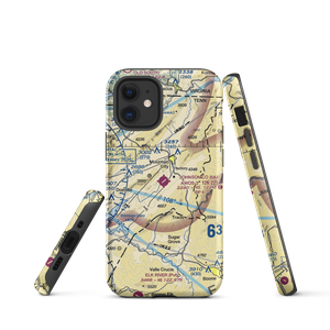 Johnson County Airport (6A4) VFR Sectional  Tough iPhone Case