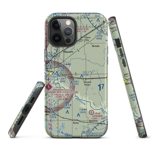 Johnson Private Airport (7MN0) VFR Sectional  Tough iPhone Case