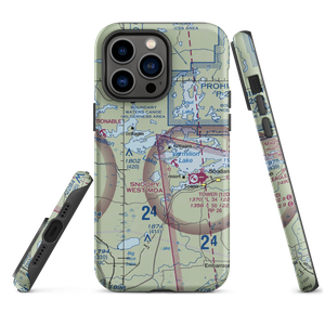 Johnson'S Sea Landing Seaplane Base (MY76) VFR Sectional  Tough iPhone Case