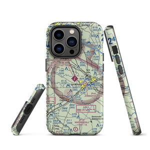 Johnston County Airport (JNX) VFR Sectional  Tough iPhone Case