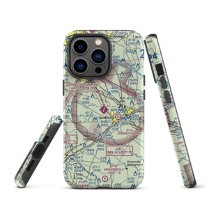 Johnston County Airport (JNX) VFR Sectional  Tough iPhone Case