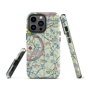 Johnston Farm Airport (10NC) VFR Sectional  Tough iPhone Case