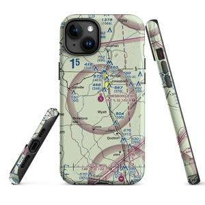 Jonesboro Airport (F88) VFR Sectional  Tough iPhone Case