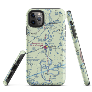 Jonesville Airport (L32) VFR Sectional  Tough iPhone Case